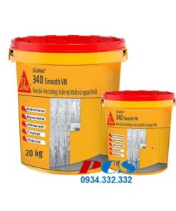 SikaWall 340 Smooth VN Keo bả cho tường trần nội thất và ngoại thất