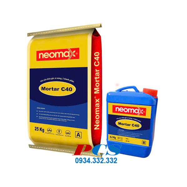 Neomax Neomax Mortar C50 Vữa sửa chữa, trám vá bê tông một thành phần